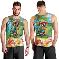 Always 5 O'clock Men Tank Top Hawaiian Tropical Parrot LT9 - Polynesian Pride