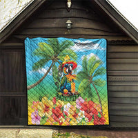 Always 5 O'clock Quilt Hawaiian Tropical Parrot - Polynesian Pride