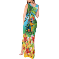 Always 5 O'clock Tank Maxi Dress Hawaiian Tropical Parrot - Polynesian Pride