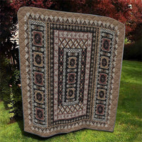 Bula Fiji Quilt Vintage Fijian Tribal Tapa Pattern - Polynesian Pride