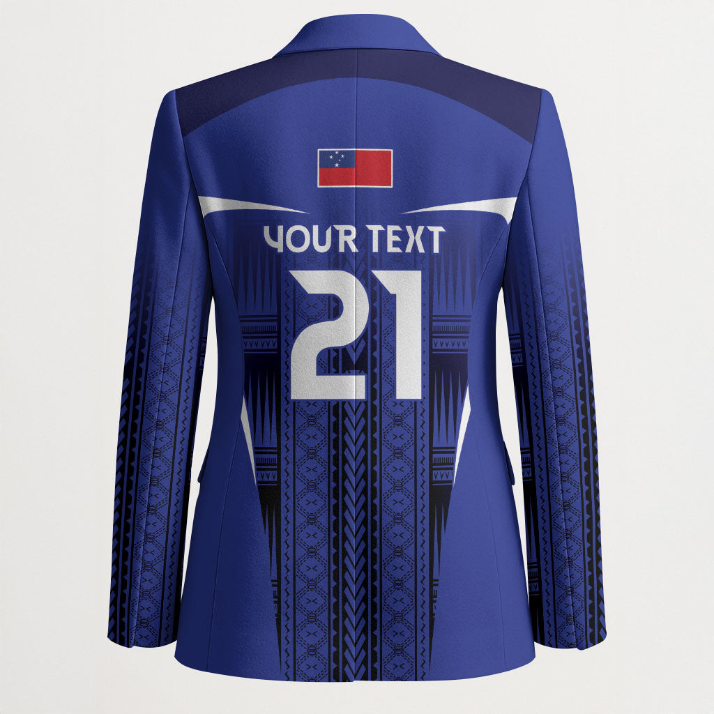 2026 Rugby Nations Series Custom Manu Samoa Blazer LT9 - Polynesian Pride