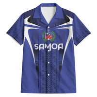 2026 Rugby Nations Series Custom Manu Samoa Hawaiian Shirt LT9 Blue - Polynesian Pride