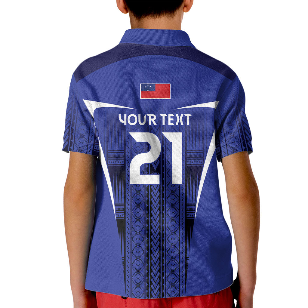 2026 Rugby Nations Series Custom Manu Samoa Kid Polo Shirt LT9 - Polynesian Pride