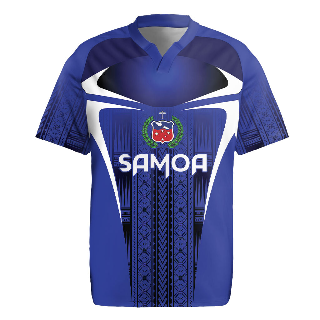 2026 Rugby Nations Series Custom Manu Samoa Rugby Jersey LT9 Blue - Polynesian Pride