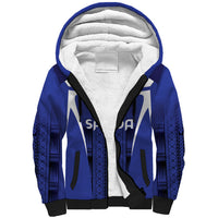 2026 Rugby Nations Series Custom Manu Samoa Sherpa Hoodie LT9 Unisex Blue - Polynesian Pride