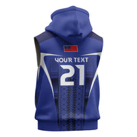 2026 Rugby Nations Series Custom Manu Samoa Sleeveless Hoodie LT9 - Polynesian Pride