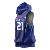2026 Rugby Nations Series Custom Manu Samoa Sleeveless Hoodie LT9 - Polynesian Pride