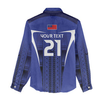 2026 Rugby Nations Series Custom Manu Samoa Women Casual Shirt LT9 - Polynesian Pride