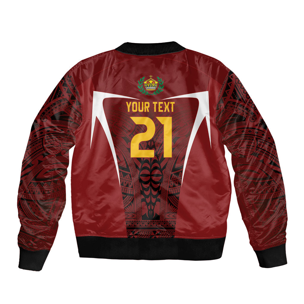 2026 Rugby Nations Series Custom Tonga Ikale Tahi Bomber Jacket LT9 - Polynesian Pride