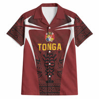2026 Rugby Nations Series Custom Tonga Ikale Tahi Hawaiian Shirt LT9 Red - Polynesian Pride