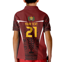 2026 Rugby Nations Series Custom Tonga Ikale Tahi Kid Polo Shirt LT9 - Polynesian Pride