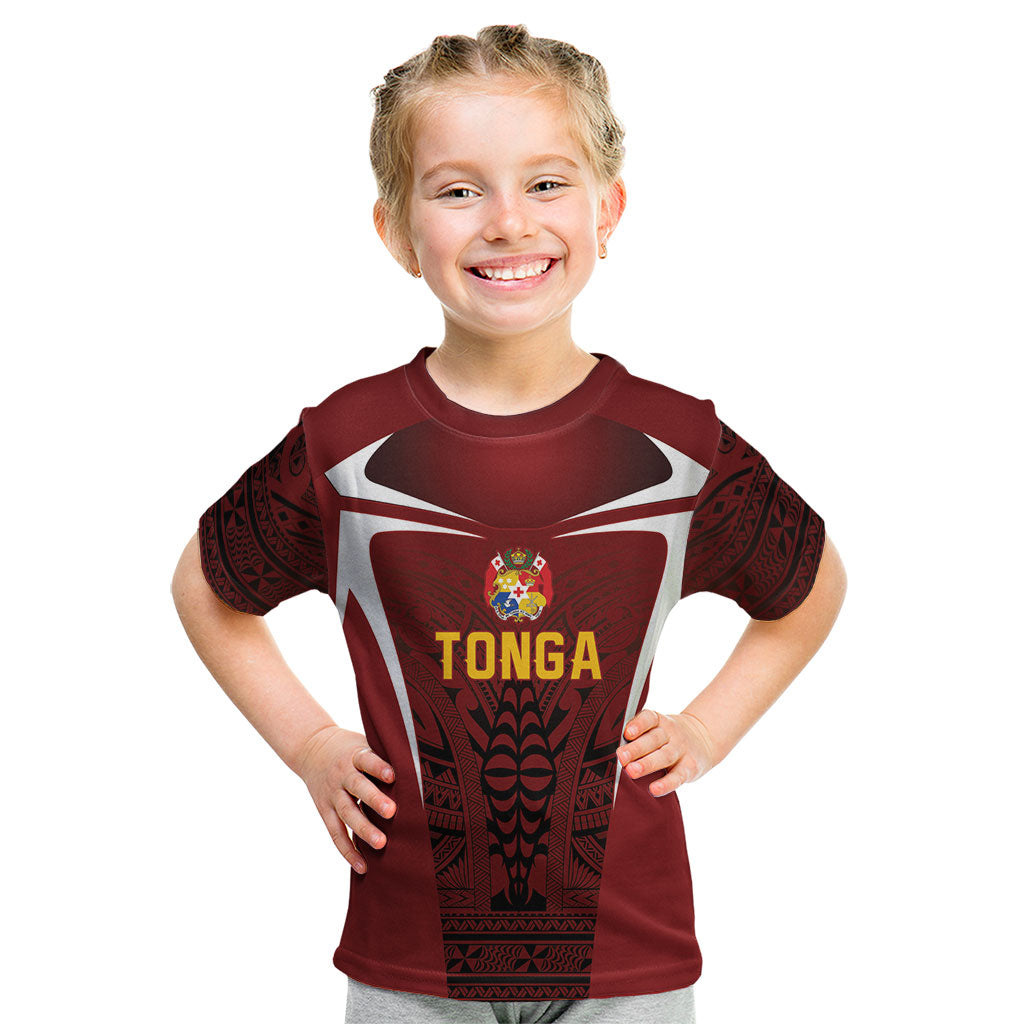 2026 Rugby Nations Series Custom Tonga Ikale Tahi Kid T Shirt