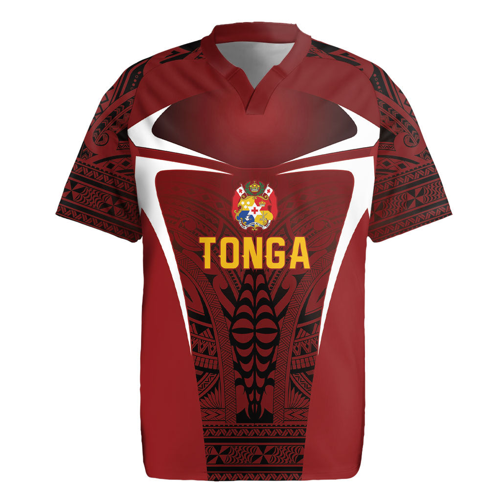2026 Rugby Nations Series Custom Tonga Ikale Tahi Rugby Jersey LT9 Red - Polynesian Pride