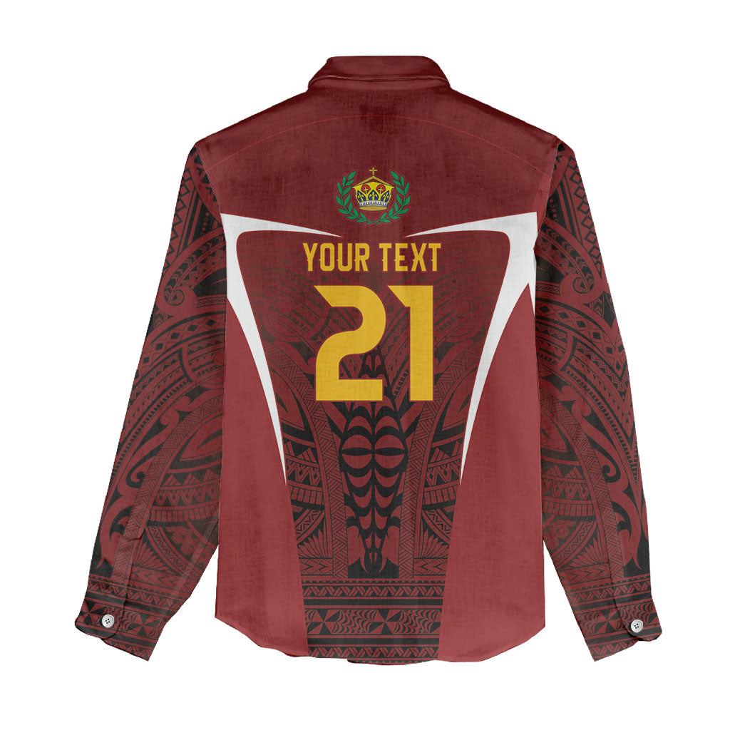 2026 Rugby Nations Series Custom Tonga Ikale Tahi Women Casual Shirt LT9 - Polynesian Pride