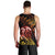 New Zealand Men Tank Top Aotearoa Wisdom Face Maori Fern Tattoo Arty LT9 - Polynesian Pride