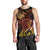 New Zealand Men Tank Top Aotearoa Wisdom Face Maori Fern Tattoo Arty LT9 - Polynesian Pride