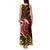 New Zealand Tank Maxi Dress Aotearoa Wisdom Face Maori Fern Tattoo Arty LT9 - Polynesian Pride