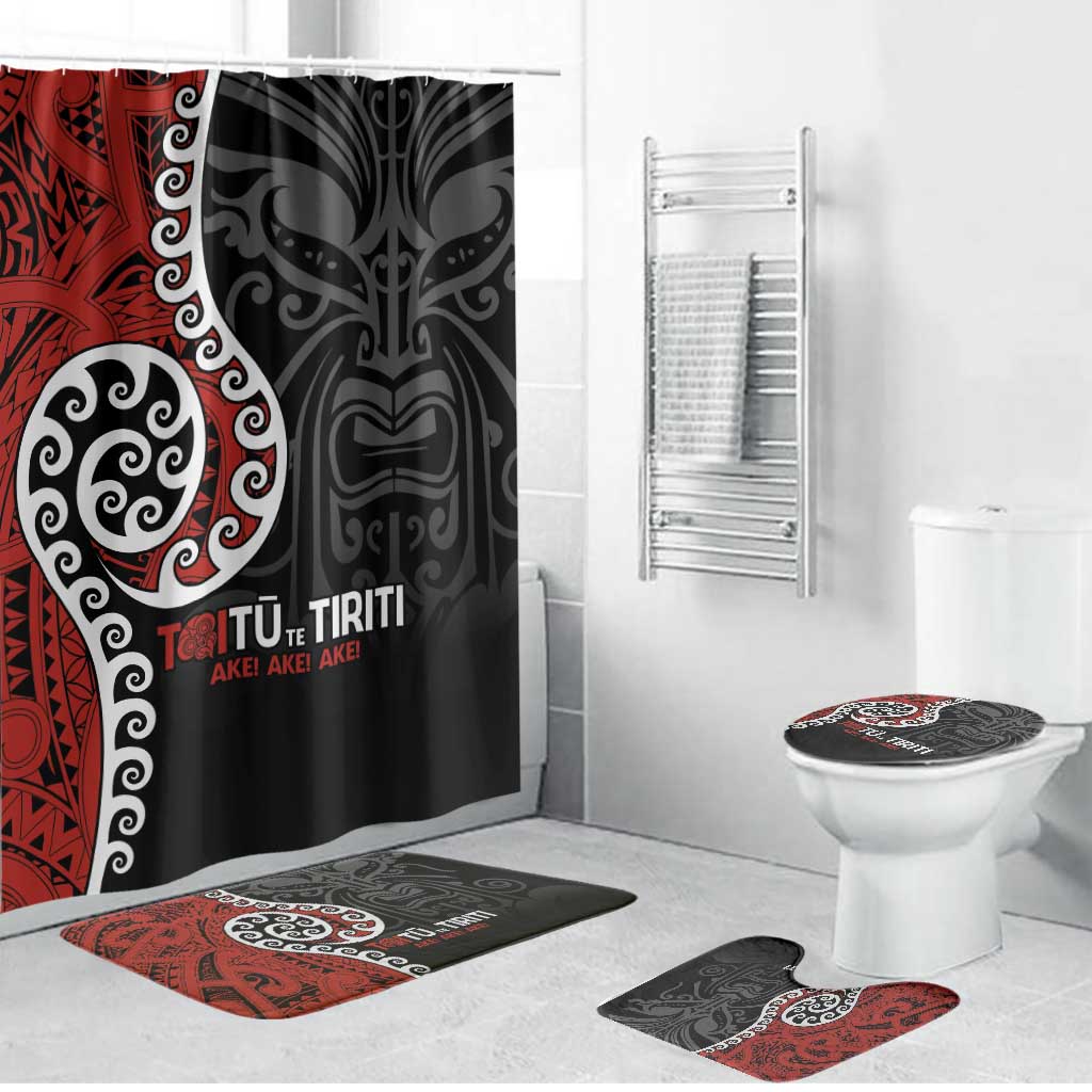 Honour The Treaty New Zealand Bathroom Set Toitu Te Tiriti Ake Ake Ake - Polynesian Pride