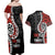 Honour The Treaty New Zealand Couples Matching Off Shoulder Maxi Dress and Hawaiian Shirt Toitu Te Tiriti Ake!Ake!Ake!