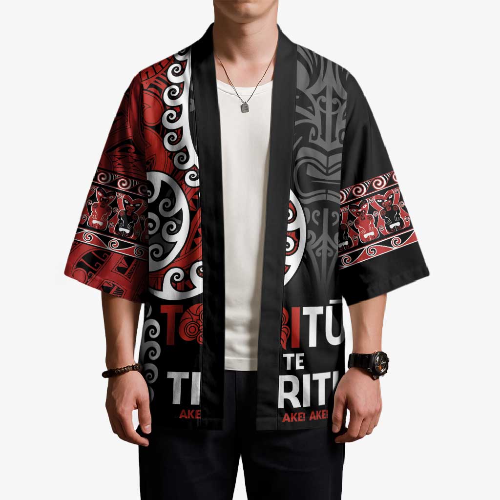 Honour The Treaty New Zealand Kimono Toitu Te Tiriti Ake Ake Ake - Polynesian Pride