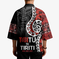 Honour The Treaty New Zealand Kimono Toitu Te Tiriti Ake Ake Ake - Polynesian Pride