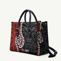 Honour The Treaty New Zealand Leather Bag Toitu Te Tiriti Ake Ake Ake - Polynesian Pride