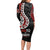 Honour The Treaty New Zealand Long Sleeve Bodycon Dress Toitu Te Tiriti Ake!Ake!Ake!