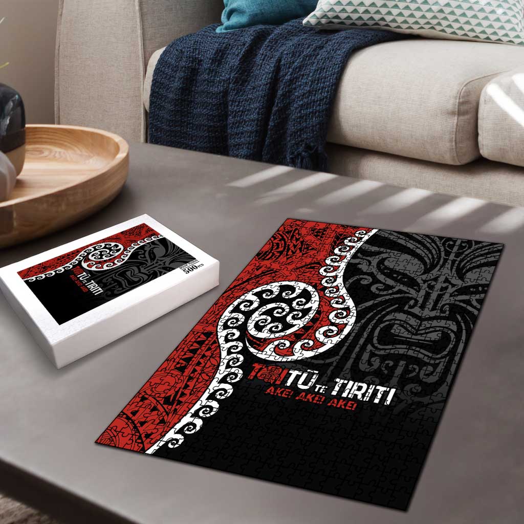 Honour The Treaty New Zealand Puzzle Toitu Te Tiriti Ake Ake Ake - Polynesian Pride