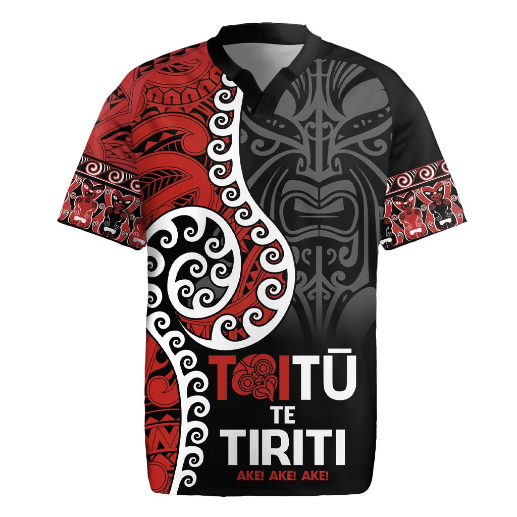 Honour The Treaty New Zealand Rugby Jersey Toitu Te Tiriti Ake!Ake!Ake!