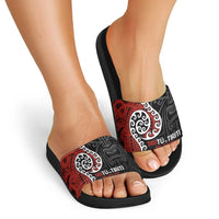 Honour The Treaty New Zealand Slide Sandals Toitu Te Tiriti Ake Ake Ake - Polynesian Pride
