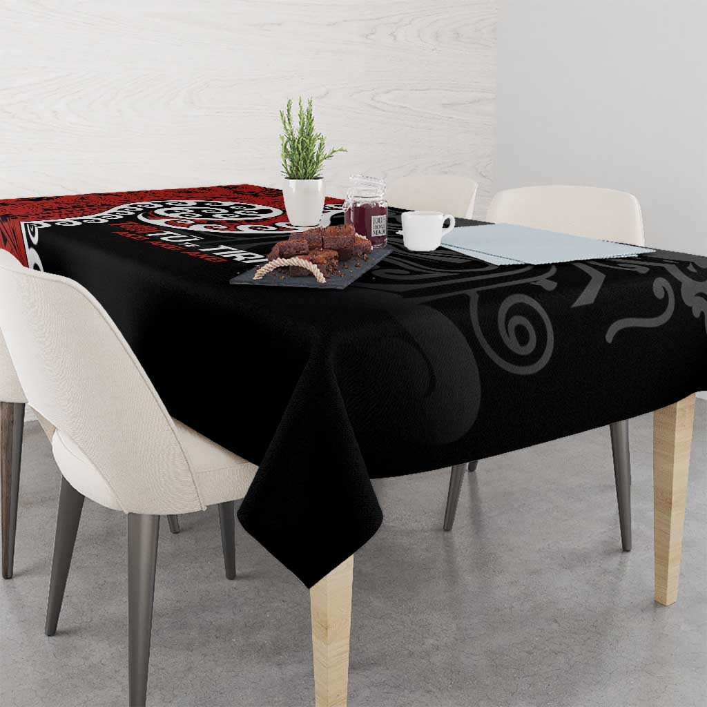 Honour The Treaty New Zealand Tablecloth Toitu Te Tiriti Ake!Ake!Ake! LT9 - Polynesian Pride