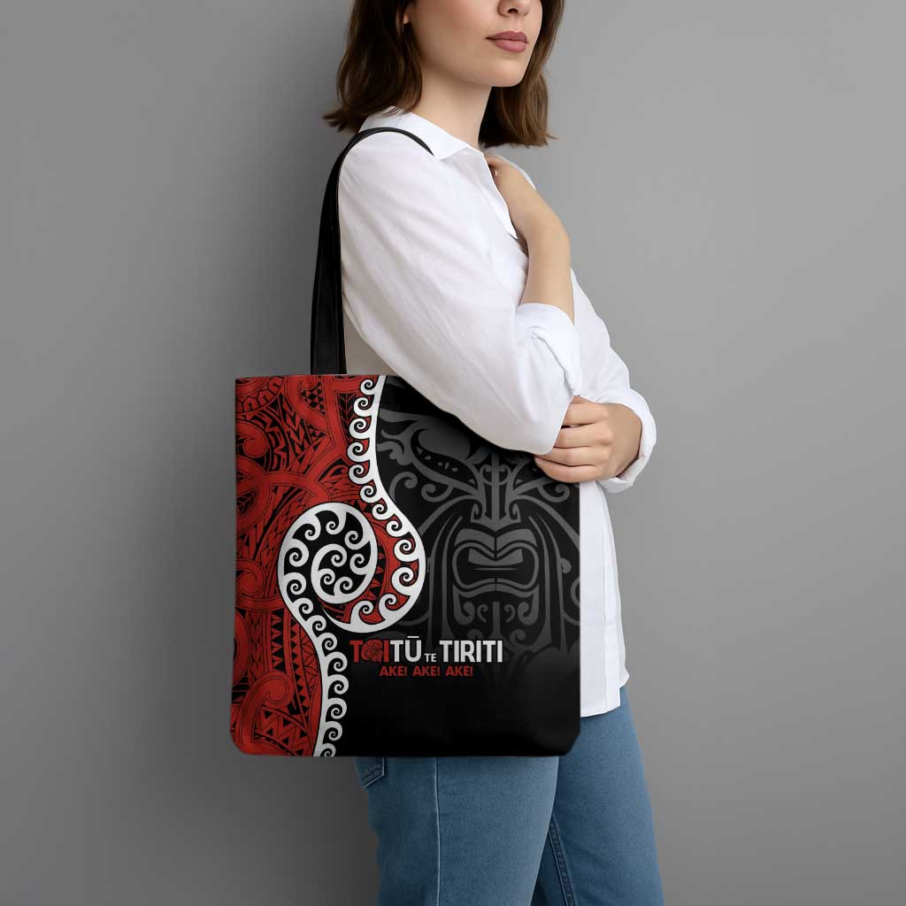 Honour The Treaty New Zealand Tote Bag Toitu Te Tiriti Ake Ake Ake - Polynesian Pride