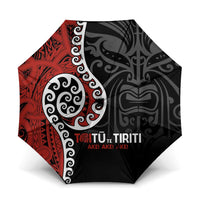Honour The Treaty New Zealand Umbrella Toitu Te Tiriti Ake Ake Ake - Polynesian Pride