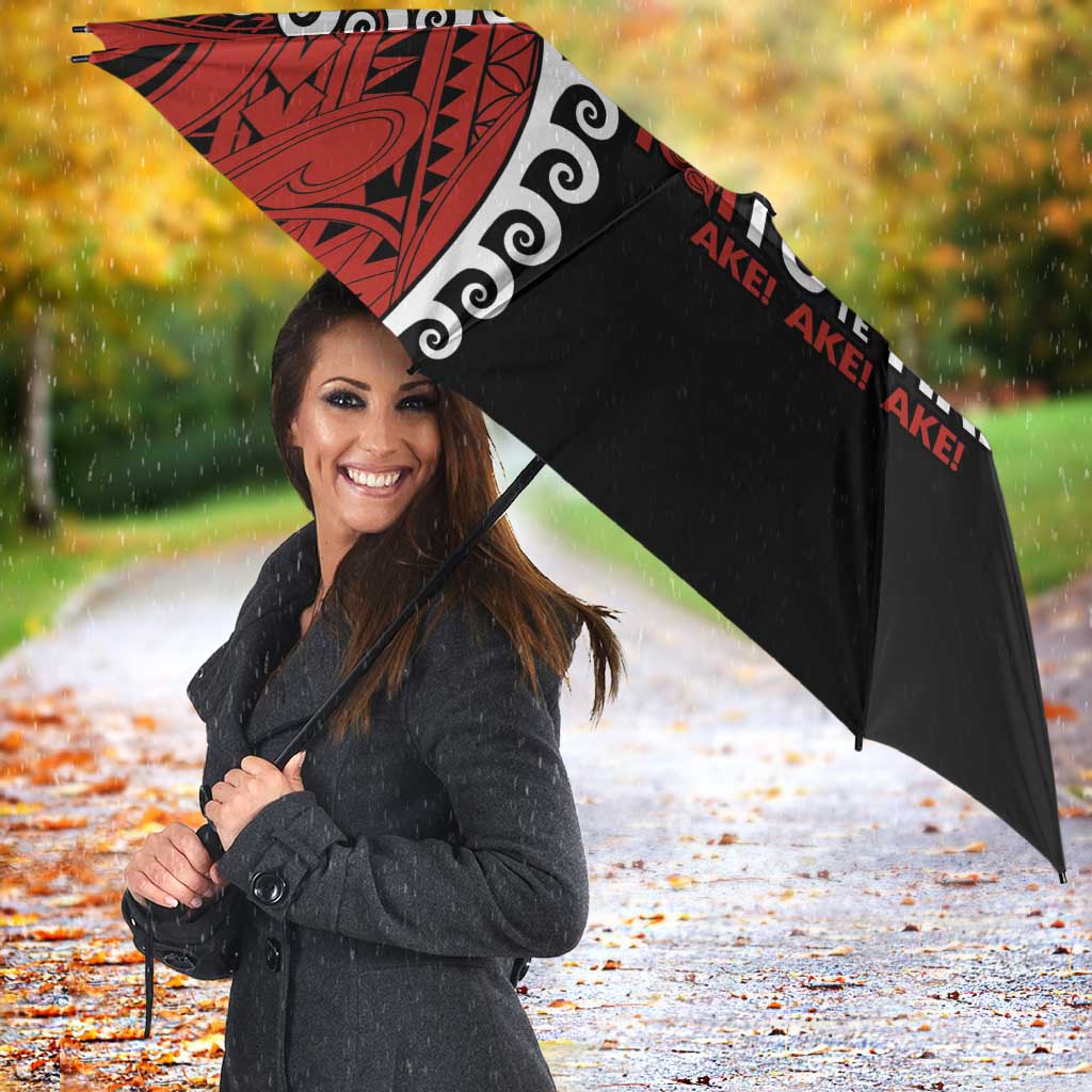 Honour The Treaty New Zealand Umbrella Toitu Te Tiriti Ake Ake Ake - Polynesian Pride