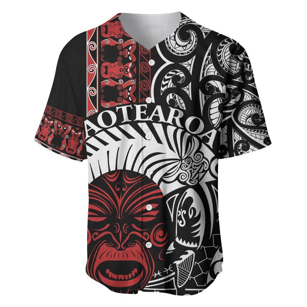 Honour The Treaty New Zealand Personalised Baseball Jersey Toitu Te Tiriti Indigenous Maori Face