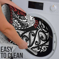 Honour The Treaty New Zealand Personalised Bathroom Set Toitu Te Tiriti Indigenous Maori Face - Polynesian Pride