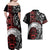 Honour The Treaty New Zealand Personalised Couples Matching Off Shoulder Maxi Dress and Hawaiian Shirt Toitu Te Tiriti Indigenous Maori Face