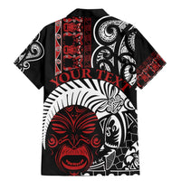Honour The Treaty New Zealand Personalised Family Matching Mermaid Dress and Hawaiian Shirt Toitu Te Tiriti Indigenous Maori Face