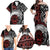 Honour The Treaty New Zealand Personalised Family Matching Off Shoulder Maxi Dress and Hawaiian Shirt Toitu Te Tiriti Indigenous Maori Face