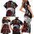 Honour The Treaty New Zealand Personalised Family Matching Short Sleeve Bodycon Dress and Hawaiian Shirt Toitu Te Tiriti Indigenous Maori Face