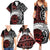 Honour The Treaty New Zealand Personalised Family Matching Summer Maxi Dress and Hawaiian Shirt Toitu Te Tiriti Indigenous Maori Face