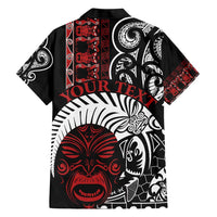 Honour The Treaty New Zealand Personalised Hawaiian Shirt Toitu Te Tiriti Indigenous Maori Face LT9 - Polynesian Pride