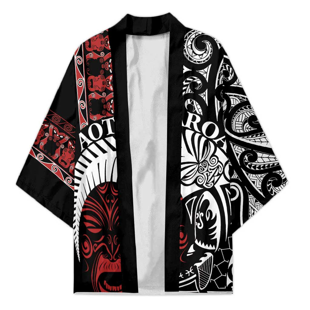 Honour The Treaty New Zealand Personalised Kimono Toitu Te Tiriti Indigenous Maori Face - Polynesian Pride