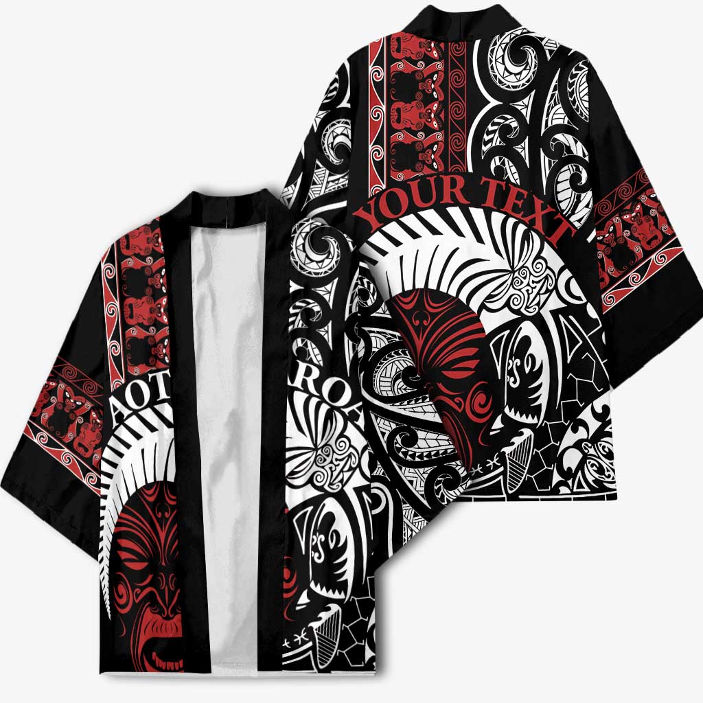 Honour The Treaty New Zealand Personalised Kimono Toitu Te Tiriti Indigenous Maori Face - Polynesian Pride