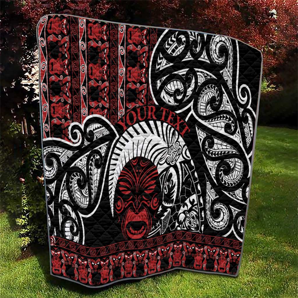 Honour The Treaty New Zealand Personalised Quilt Toitu Te Tiriti Indigenous Maori Face