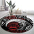 Honour The Treaty New Zealand Personalised Round Carpet Toitu Te Tiriti Indigenous Maori Face