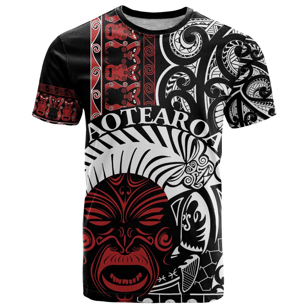 Honour The Treaty New Zealand Personalised T Shirt Toitu Te Tiriti Indigenous Maori Face