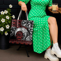 Honour The Treaty New Zealand Personalised Tote Bag Toitu Te Tiriti Indigenous Maori Face - Polynesian Pride