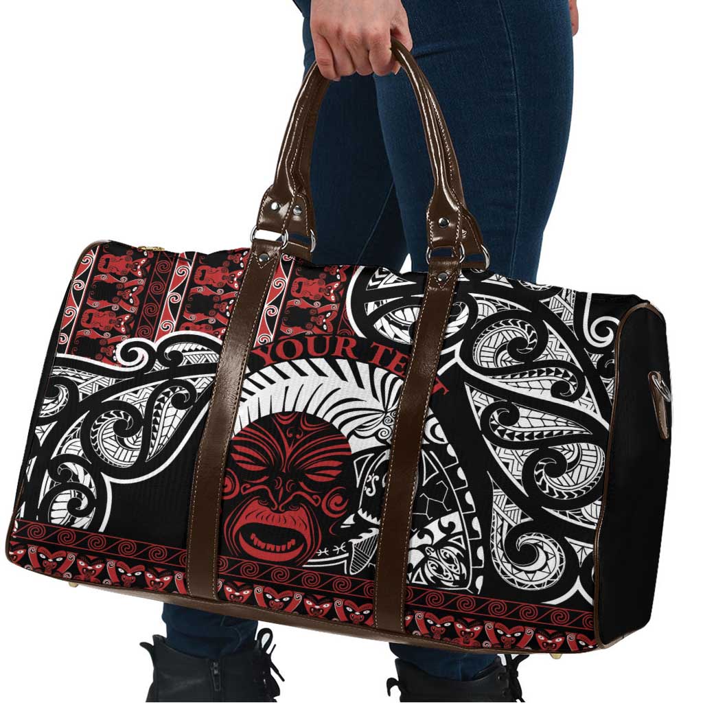 Honour The Treaty New Zealand Personalised Travel Bag Toitu Te Tiriti Indigenous Maori Face - Polynesian Pride