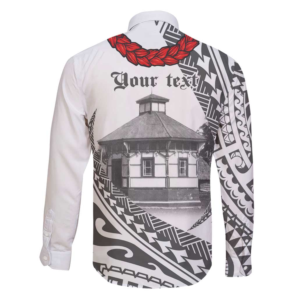 Samoa Mau Movement House Personalised Family Matching Mermaid Dress and Hawaiian Shirt Fa'a Samoa The Samoan Way